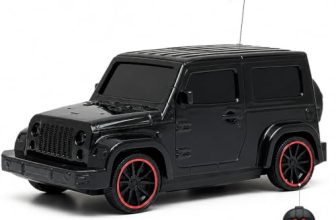 ZIVVY Black Remote Control Car Toy | 2-Way G-Wagon | Smoke, Music & LED Light | Toy Car for Kids | High-Speed RC Car | Toys for Boys & Girls 7-14 Years | Birthday Gift for Kids