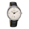 Titan Timeless Treasures Quartz Analog with Date White Dial Black Leather Strap Watch for Men – 10023SL05