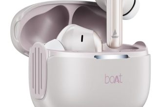 boAt Airdopes 219, 4Mics ENx, 40H Battery, Best in Segment for Calling, App Support, Bluetooth Earbuds, TWS Ear Buds Wireless Earphones with mic (Ivory Mist)