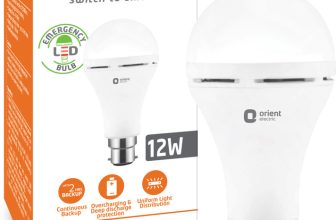 Orient Electric Emergency Lamp 12W (2 hr) – Pack of 1 2 hrs Bulb Emergency Light(Cool White)