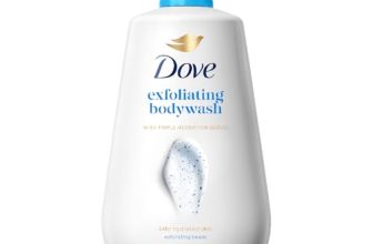 Dove Exfoliating Body Wash with Triple Hydration Serum | Exfoliating Beads for Smooth Soft Skin | 825 ML