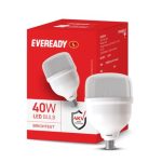 EVEREADY 40W LED Hammer Bulb, B22 Base, Cool Day Light (6500K)