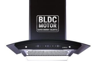 Elica 60cm 1500 m3/hr BLDC Filterless Autoclean Kitchen Chimney with 15 Years Motor & 5 Years Comprehensive Warranty | WDFL 600 BLDC HAC LTW MS NERO | 9 Speed | Touch Control + Motion Sensor | Black