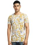 JACK & JONES Slim Fit T-Shirt(167814201_Golden Yellow_M)