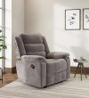 Nilkamal Sierra Velvet Fabric Manual Recliner | 3 Year Warranty | 1 Seater Sofa | Single Sofa Recliner | Finish Color – Brown