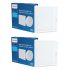 Philips 18 Watt Square Slim Surface Ceiling Light | LED Downlighter for Both Normal & False Ceiling | Colour : Cool Day Light, Pack of 2