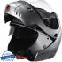 Axor Saber Motorbike Helmet(Nardo Grey, Black)