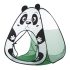 Amazon Brand – Jam & Honey Panda Popup Play Tent for Kids | Foldable Animal Themed Tent House | for Boys and Girls from 1 to 4 Years | Easy to Set Up | Green