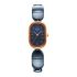 Titan Raga Ceramics Quartz Analog Midnight Blue Dial Two Toned Blue Ceramic & Rose Gold Stainless Steel Strap Watch for Women – NS95147KD01