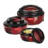 Bergner TriPro 4 Pcs Tri-Ply Stainless Steel Induction Bottom Cookware Set – 22cm (2L) Kadai and 22cm (1L) Frypan with Common Stainless Steel Lid, 14cm (1L) Teapan, Less Oil Use, Easy to Clean